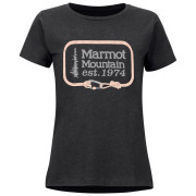 Ženska majica Marmot Wm's Ascender Tee SS siva CharcoalHeather