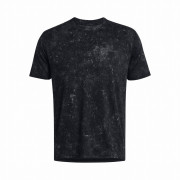 Muške funkcionalne majice Under Armour Rush Energy Print SS crna Black/Black