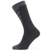 Čarape SealSkinz Waterproof Warm Weather Mid Length siva/crna Black/Grey