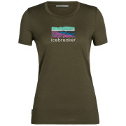 Ženska majica Icebreaker Women Tech Lite II SS Tee Trailhead zelena