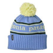 Dječja kapa Patagonia K's Powder Town Beanie plava Park Stripe: Diver Blue