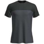 Muške funkcionalne majice Icebreaker Men Merino 125 Cool-Lite™ Sphere III SS Tee Colour Block siva/crna Graphite Heather/Black/Cb