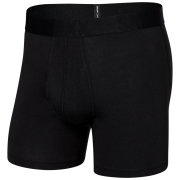 Bokserice Saxx Droptemp Cooling Cotton Boxer Brief Fly crna