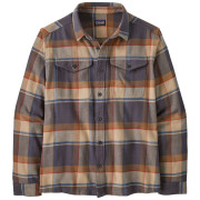 Muška košulja Patagonia M's Fjord Flannel Shirt siva/smeđa Sunrise Ridge: Forge Grey