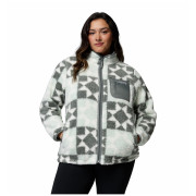 Ženska dukserica Columbia West Bend™ Print Full Zip Ii bijela/siva Tea Light, Cozy Quilt