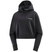 Ženska dukserica Salomon Short Hoodie crna Deep Black