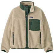 Dječja dukserica Patagonia K's Retro-X Jacket bež/zelena Dark Natural w/Canopy Green