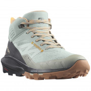 Ženske planinarske cipele Salomon Outpulse Mid Gore-Tex plava/narančasta
