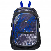 Školska torba Baagl Core plava/siva