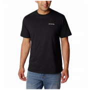 Muška majica Columbia North Cascades Short Sleeve Tee crna Black, CSC Box Logo