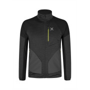 Muška dukserica Montura Thermal Grid 2 Maglia crna BLACK/VERDE LIME