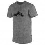 Muška majica Warg Merino Mountain 165 Short Comfy siva