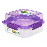 Kutija za hranu Sistema Square Lunch Stack TO GO 1,24l