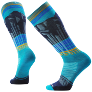 Čarape za skijanje Smartwool Ski Targeted Cushion Summit Shot OTC Socks plava CAPRI