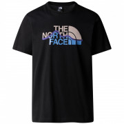 Muška majica The North Face M S/S Mountain Line Tee crna