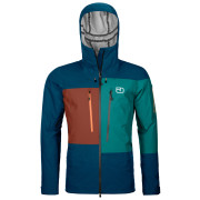 Muška jakna Ortovox 3L Deep Shell Jacket plava PetrolBlue