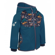 Dječja softshell jakna Unuo model tamno zelena