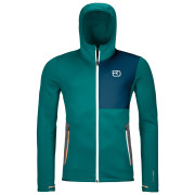 Muška dukserica Ortovox Fleece Hoody zelena PacificGreen