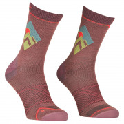 Ženske čarape Ortovox Alpine Light Comp Mid Socks W Ružičasta/ljubičasta