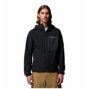 Muška jakna Columbia Tall Heights™ III Hooded Softshell crna Black