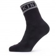 Čarape SealSkinz WP Warm Weather Ankle Length with Hydrostop crna Black/Grey