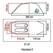 Šator Coleman Caucasus 2