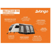 Šator za kamper Vango Balletto Air 260 Elements ProShield