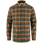 Muška košulja Fjällräven Lappland Stretch Flannel Shirt M zelena/smeđa Laurel Green-Autumn Leaf