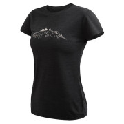 Ženska funkcionalna majica Sensor Merino Cordura Peak crna černá