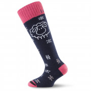 Dječje čarape Lasting Čarape SJW crna/crvena