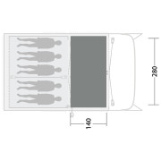 Tepisi za šator Outwell Cozy Carpet Utah 5