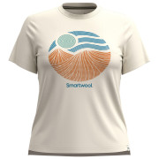 Ženska majica Smartwool Horizon View Short Sleeve Graphic Tee bež almond