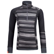 Ženska termo majica Ortovox W's 210 Supersoft Zip Neck crna BlackRaven