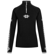 Ženski džemer Dale of Norway Geilo Fem Sweater crna/bijela Black Offwhite