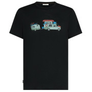 Muška majica Icebreaker Men Merino 150 Tech Lite SS Tee Transportage crna Black