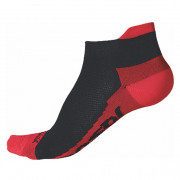 Čarape Sensor Coolmax Invisible crna/crvena Black/Red