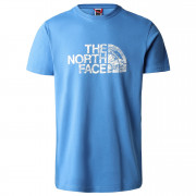 Muška majica The North Face S/S Woodcut Dome Tee plava