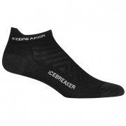 Ženske čarape Icebreaker Run+ Ultralight Micro crna/bijela