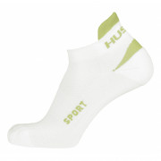 Čarape Husky Sport bijela/zelena White/SvGreen
