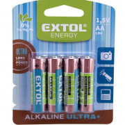 Baterija Extol AA Ultra+ 4 kom