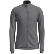 Muška dukserica Icebreaker M Descender LS Zip siva/crna Jet Heather/Black