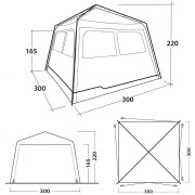 Šator Outwell Fastlane 300 Shelter