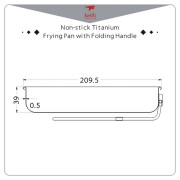 Tava Keith Titanium Non-stick Titanium Frying Pan