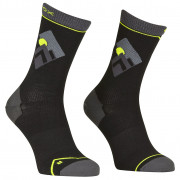 Muške čarape Ortovox Alpine Light Comp Mid Socks M crna/siva