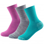Dječje čarape Devold Daily Medium Kid Sock 3PK ružičasta GirlMix