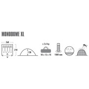 Šator High Peak Monodome XL