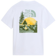 Muška majica The North Face M Pitch A Tent Relaxed Ss Tee bijela TNF WHITE