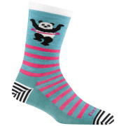 Ženske čarape Darn Tough Animal Haus Crew plava/ružičasta lagoon