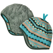 Dječja kapa Patagonia Baby Reversible Beanie siva Diamond Stripe: Snowmelt Blue