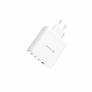 Adapter Swissten GaN 2X USB-C 100W + 1X USB-C 20W + 1X USB-A 30W